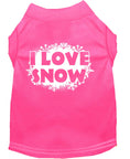 Load image into Gallery viewer, Christmas Pet Shirt, "I Love Snow"
