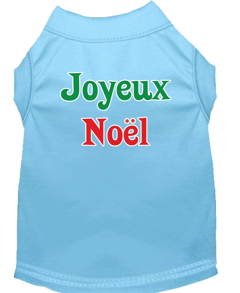Christmas Pet Shirt, "Joyeux Noel"