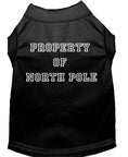 Load image into Gallery viewer, Christmas Pet Shirt, "Property Of North Pole"
