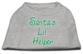 Load image into Gallery viewer, Christmas Screenprinted Dog Shirt, "Santa's Lil Helper"
