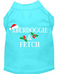 Load image into Gallery viewer, Christmas Screenprinted Dog Shirt, "Aberdoggie & Fetch"
