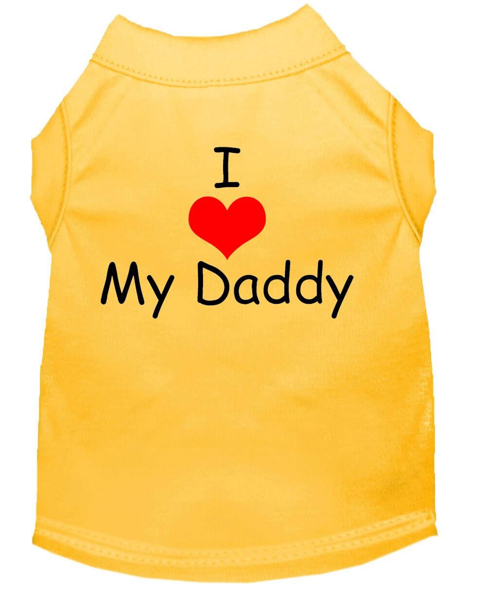 Pet Shirt "I Love My Daddy"