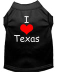 Load image into Gallery viewer, Pet Dog & Cat Shirt Screen Printed, "I Love Texas"
