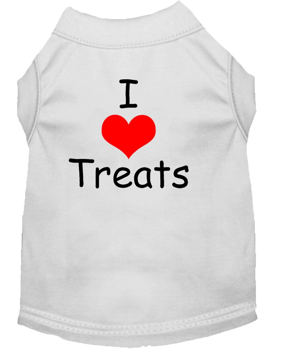 Pet Shirt "I Love Treats"