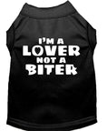Load image into Gallery viewer, Pet Shirt "I'm A Lover, Not A Biter"
