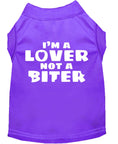 Load image into Gallery viewer, Pet Shirt "I'm A Lover, Not A Biter"
