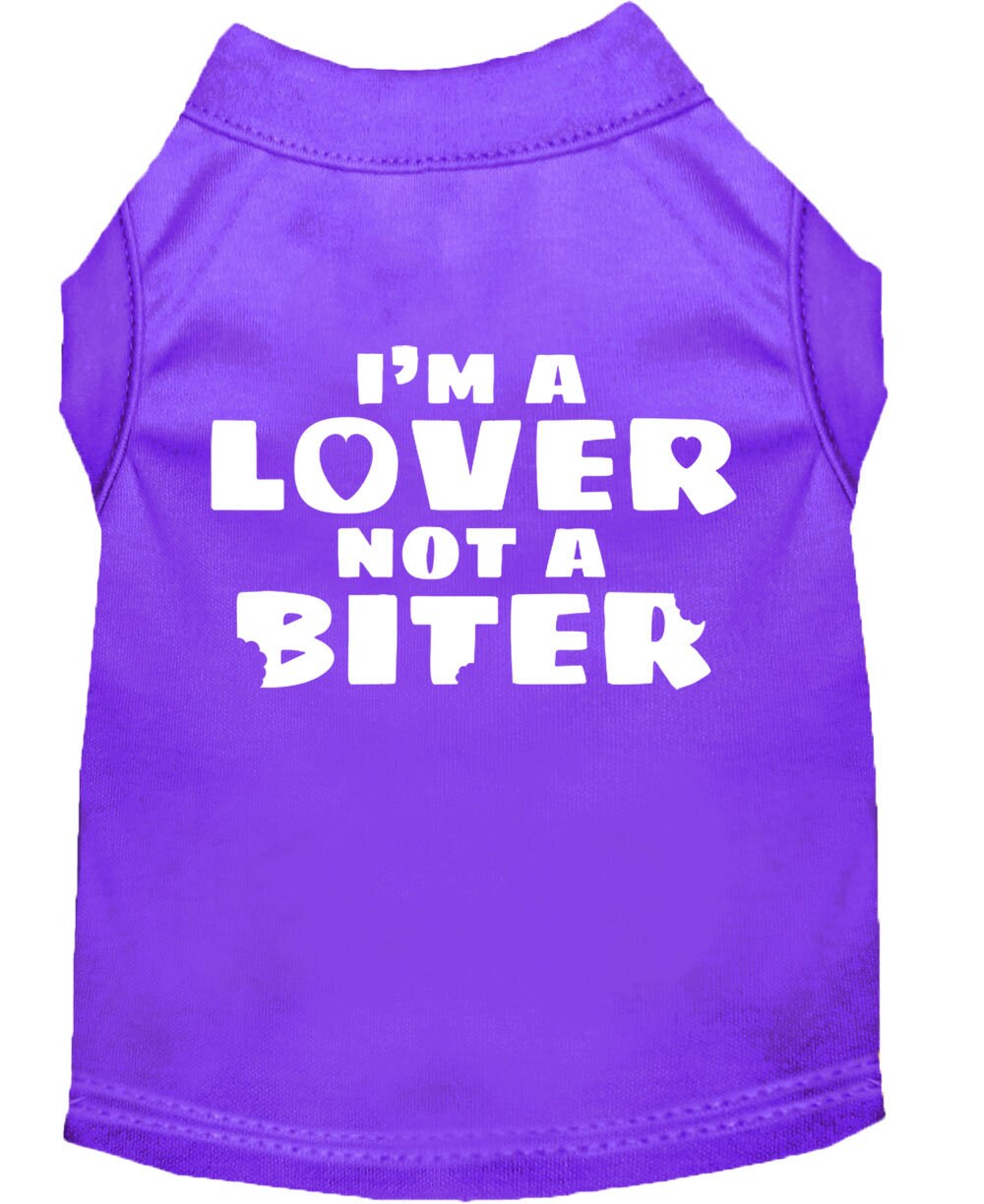 Pet Shirt "I'm A Lover, Not A Biter"
