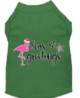 Load image into Gallery viewer, Christmas Pet Dog & Cat Shirt Screen Printed, "Seas and Greetings"
