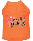 Load image into Gallery viewer, Christmas Pet Dog & Cat Shirt Screen Printed, "Seas and Greetings"
