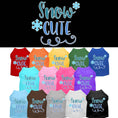 Load image into Gallery viewer, Christmas Pet Shirt "Snow Cute"
