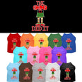 Load image into Gallery viewer, Christmas Pet Dog & Cat Shirt Screen Printed, "The Elf Did It"
