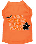 Load image into Gallery viewer, Halloween Pet Dog & Cat Shirt, "Don't Scare Me, I Poop Easily"
