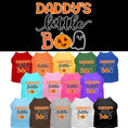 Load image into Gallery viewer, Halloween Pet Dog & Cat Shirt Screen Printed, "Daddy's Little Boo"
