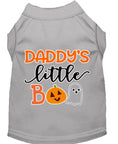Load image into Gallery viewer, Halloween Pet Dog & Cat Shirt Screen Printed, "Daddy's Little Boo"
