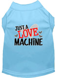 Load image into Gallery viewer, Pet Dog & Cat Shirt Screen Printed, "Just A Love Machine"
