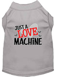 Load image into Gallery viewer, Pet Dog & Cat Shirt Screen Printed, "Just A Love Machine"
