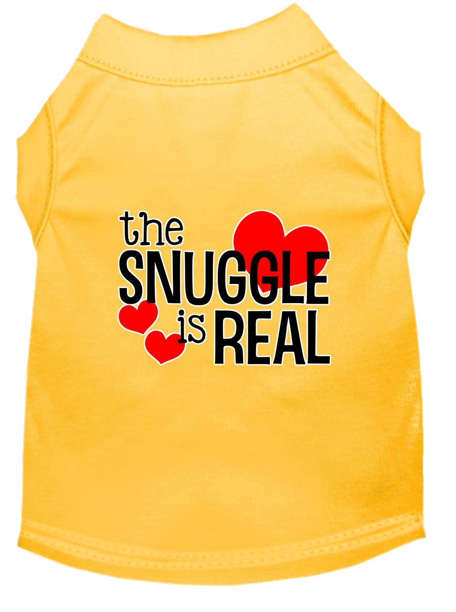 Pet Shirt "The Snuggle Is Real"