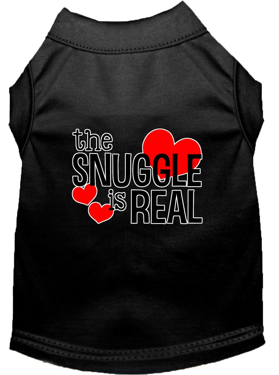 Pet Shirt "The Snuggle Is Real"