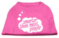 Load image into Gallery viewer, Pet Dog & Cat Shirt Screen Printed, "Smarter Than Most People"
