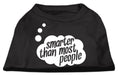 Load image into Gallery viewer, Pet Dog & Cat Shirt Screen Printed, "Smarter Than Most People"
