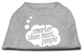Load image into Gallery viewer, Pet Dog & Cat Shirt Screen Printed, "Smarter Than Most People"
