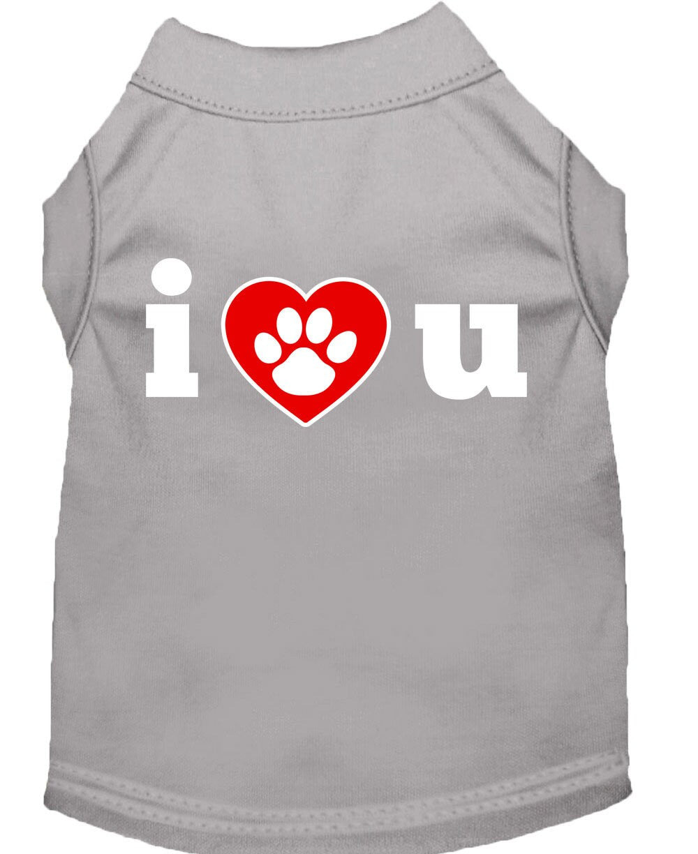 Pet Shirt "I Love You"