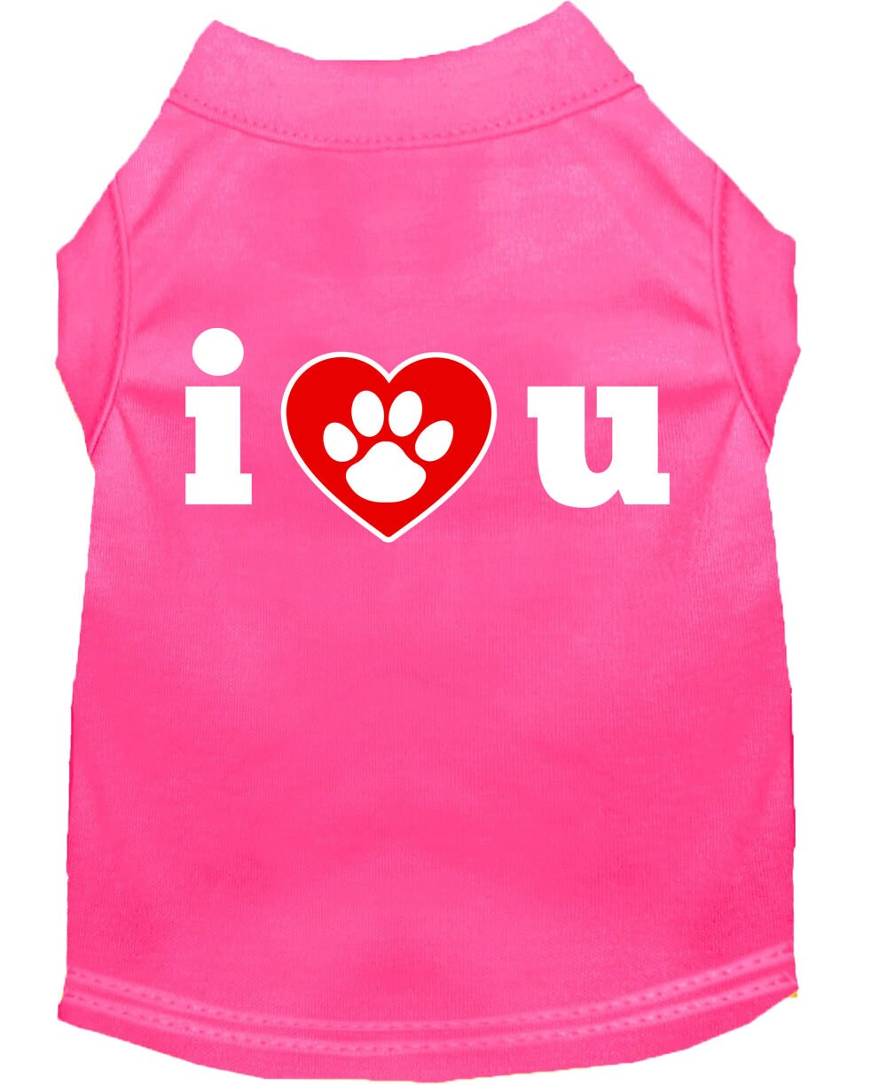 Pet Shirt "I Love You"