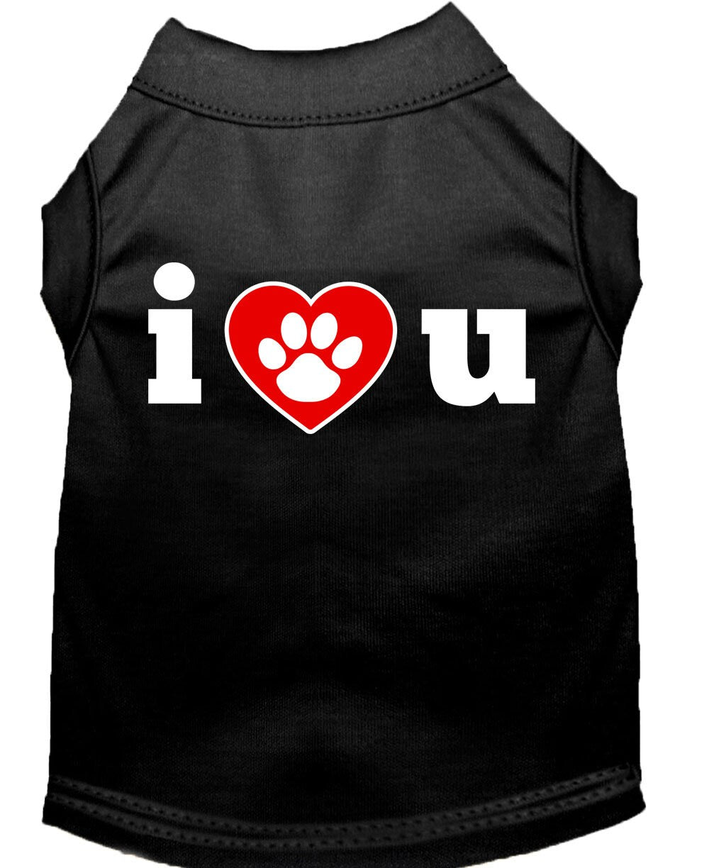 Pet Shirt "I Love You"