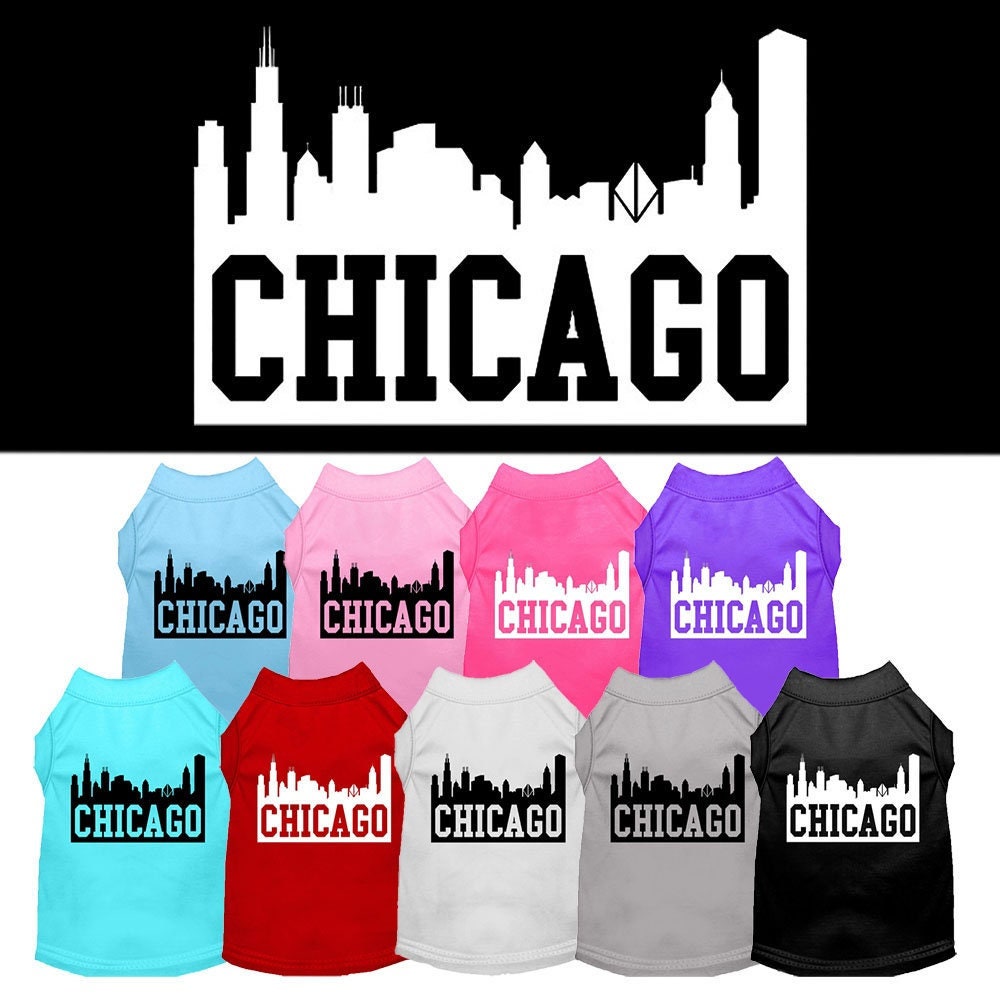 Pet Shirt "Chicago Skyline"
