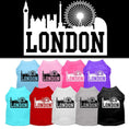 Load image into Gallery viewer, Pet Dog & Cat Shirt Screen Printed, "London Skyline"
