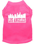 Load image into Gallery viewer, Pet Dog & Cat Shirt Screen Printed, "Los Angeles Skyline"
