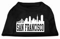 Load image into Gallery viewer, Pet Dog & Cat Shirt Screen Printed, "San Francisco Skyline"
