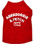 Load image into Gallery viewer, Pet Dog & Cat Shirt Screen Printed, "Aberdoggie and Fetch UK"
