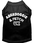 Load image into Gallery viewer, Pet Dog & Cat Shirt Screen Printed, "Aberdoggie and Fetch UK"
