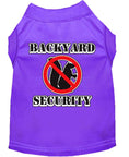 Load image into Gallery viewer, Pet Dog & Cat Shirt Screen Printed, "Backyard Security"
