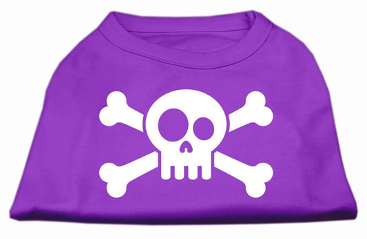 Pet Dog & Cat Shirt Screen Printed, "Skull Crossbones"