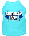 Load image into Gallery viewer, Pet Dog & Cat Shirt Screen Printed, "Birthday Boy"
