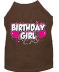 Load image into Gallery viewer, Pet Dog & Cat Shirt Screen Printed, "Birthday Girl"
