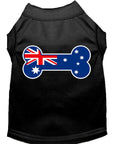 Load image into Gallery viewer, Pet Dog & Cat Shirt Screen Printed, "Bone Shaped Australian Flag"
