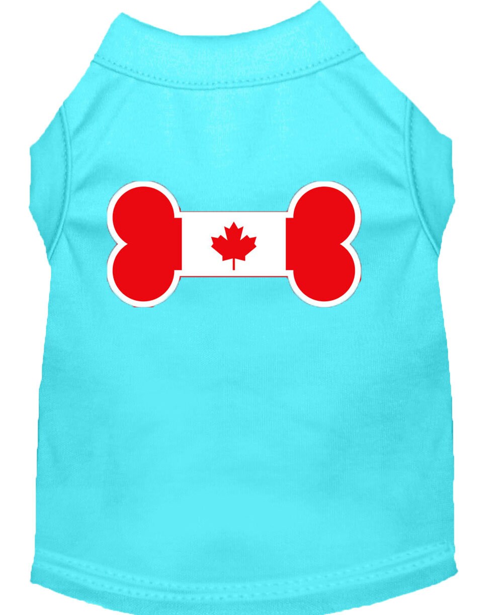 Pet Shirt "Bone Shaped Canadian Flag"
