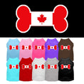 Load image into Gallery viewer, Pet Shirt "Bone Shaped Canadian Flag"

