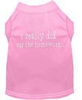 Load image into Gallery viewer, Pet Shirt "I Really Did Eat The Homework"
