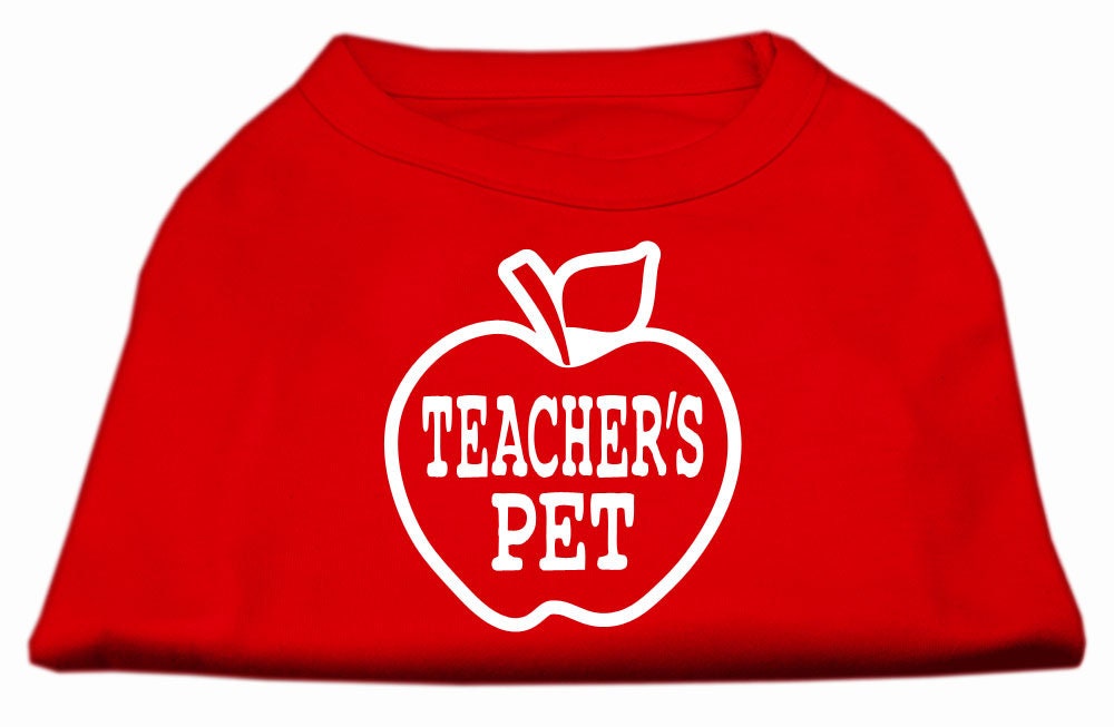 Pet Shirt Screen Printed, "Teacher's Pet"