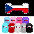 Load image into Gallery viewer, Pet Dog & Cat Shirt Screen Printed, "Bone Flag Czech Republic"
