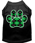 Load image into Gallery viewer, Pet Shirt "Argyle Paw Emerald Green"
