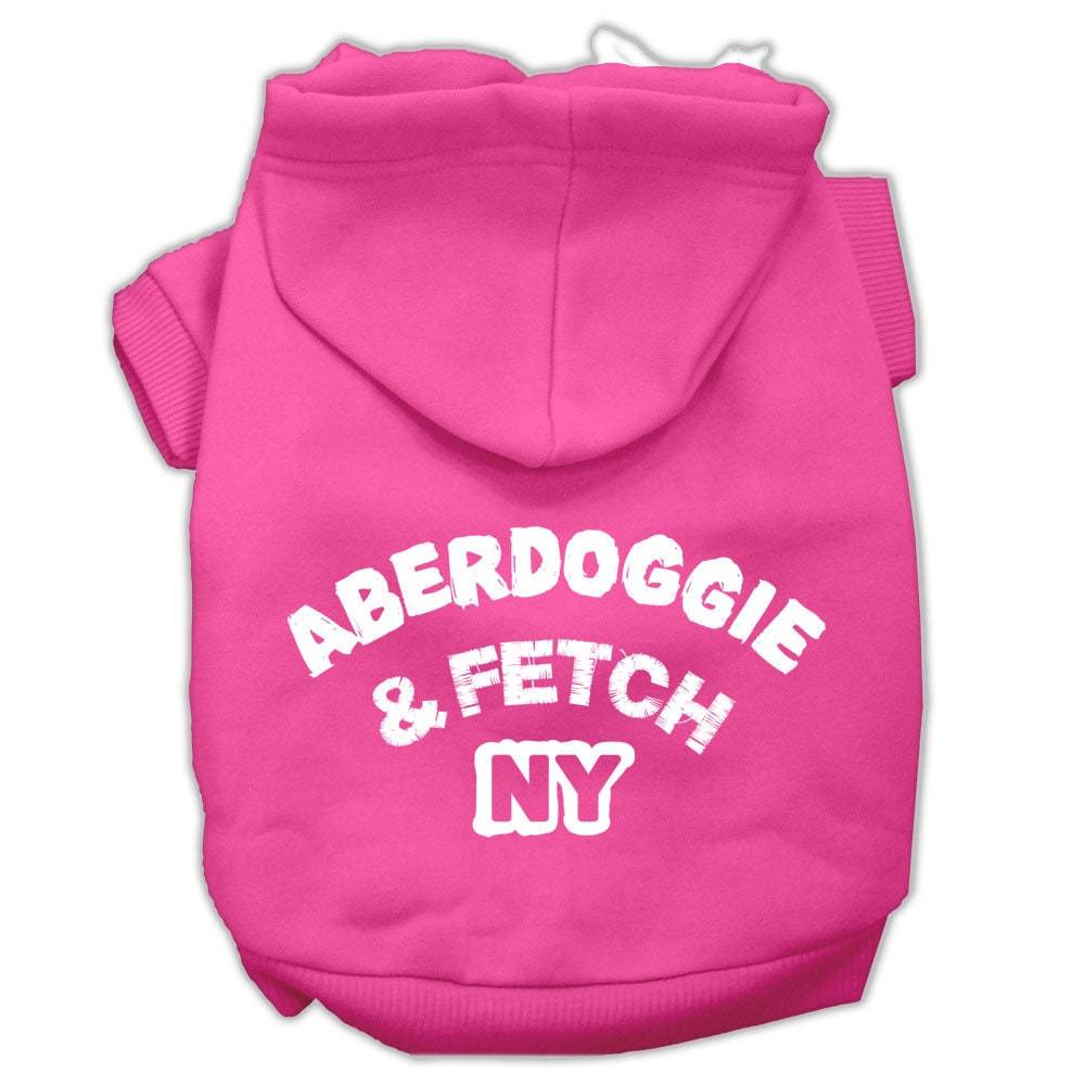 Pet Hoodie "Aberdoggie & Fetch NY"