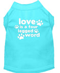 Load image into Gallery viewer, Pet Shirt "Love Is A Four Legged Word"

