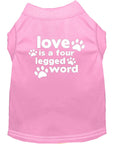 Load image into Gallery viewer, Pet Shirt "Love Is A Four Legged Word"

