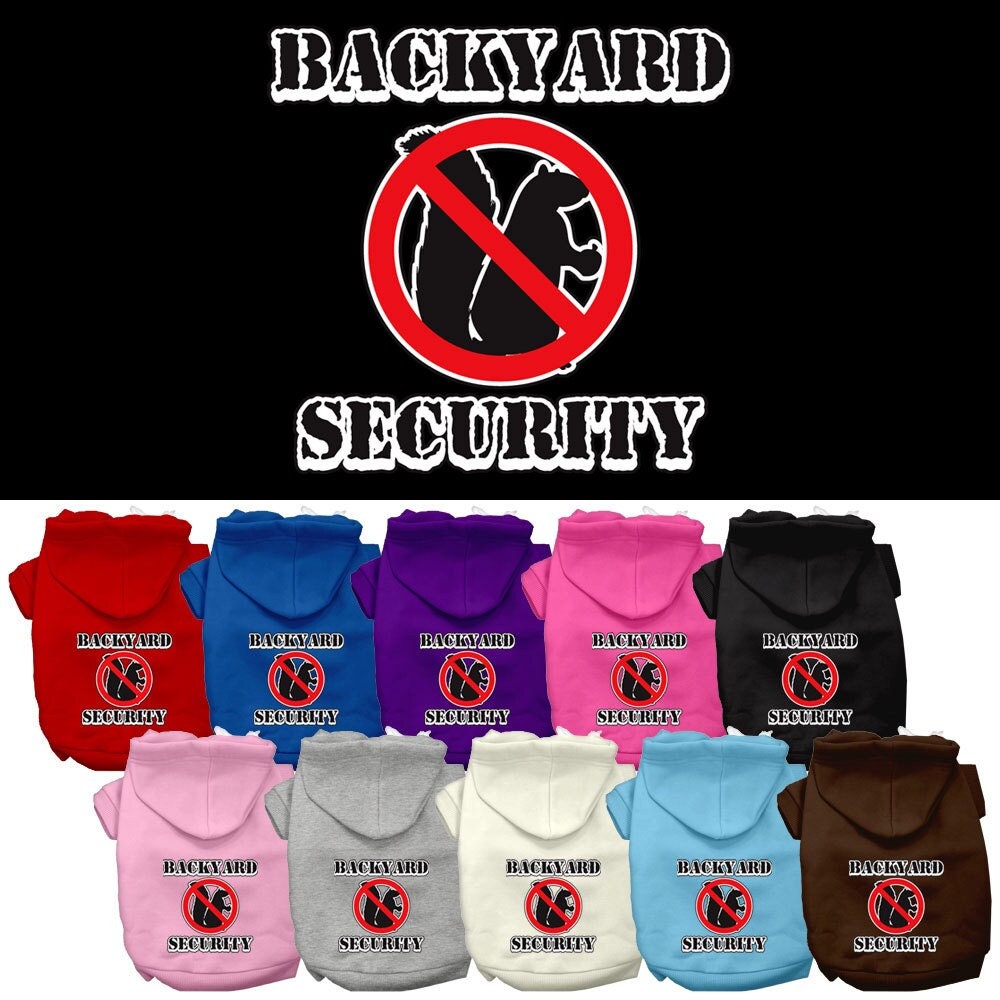 Pet Hoodie "Backyard Security"