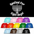 Load image into Gallery viewer, Hanukkah Pet Dog & Cat Shirt Screen Printed, "Spoiled for Eight Days"
